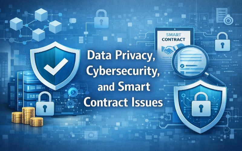 Data Privacy, Cybersecurity, and Smart Contract Issues